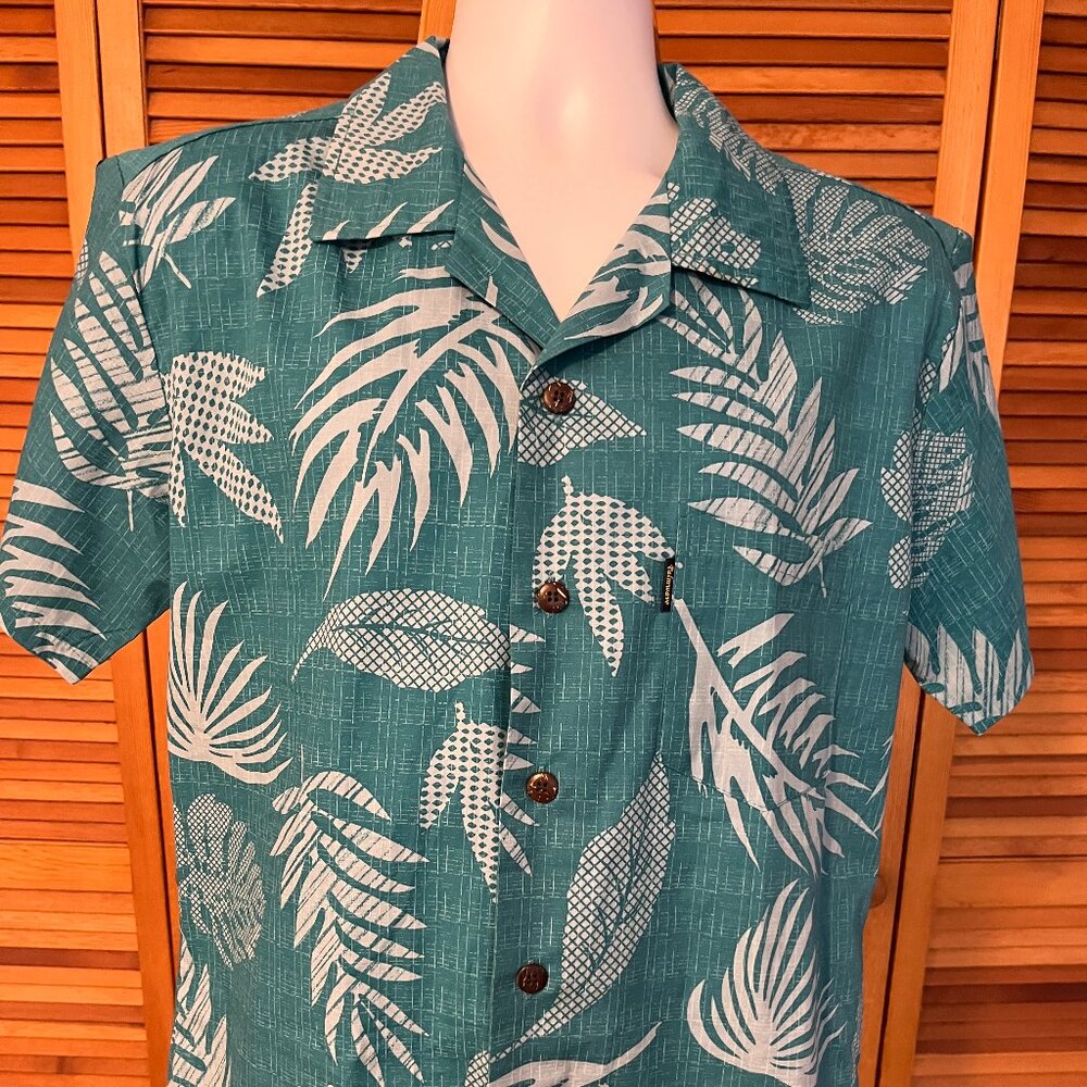 NWT PALMWAVE HAWAII ALOHA SIZE SMALL COTTON SS SHIRT